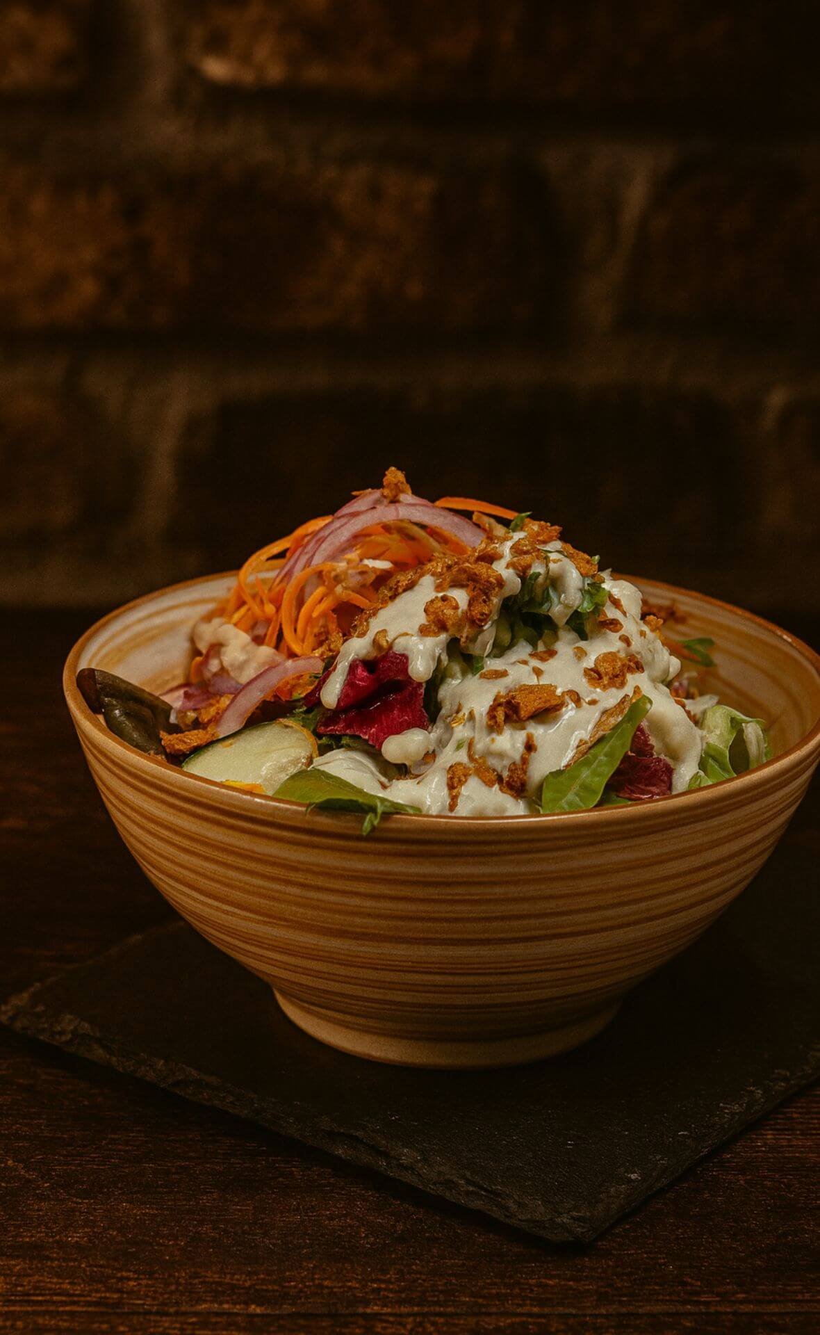 ensalada fresca con aderezo 2